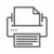 Printer Thin Line Vector Icon Isolated on the White Background.